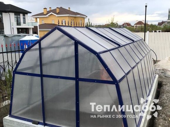 Теплица Рада Байкал из поликарбоната, 3x4 метра